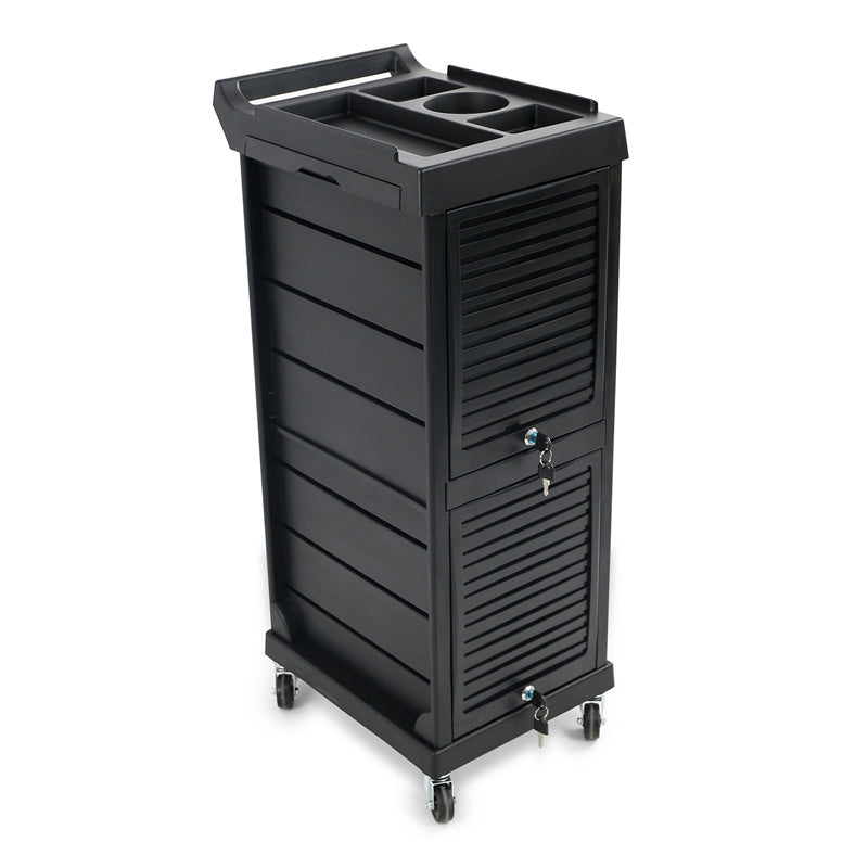 BeautéSync Hairdressing Trolley features durable plastic